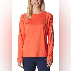 Columbia PFG Omni-Shade Tidal Tee Heather Long Sleeve Sun Shirt Active shirt XS